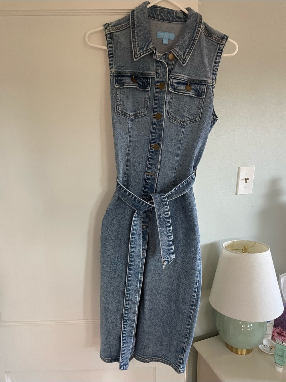Draper James denim sleeveless dress